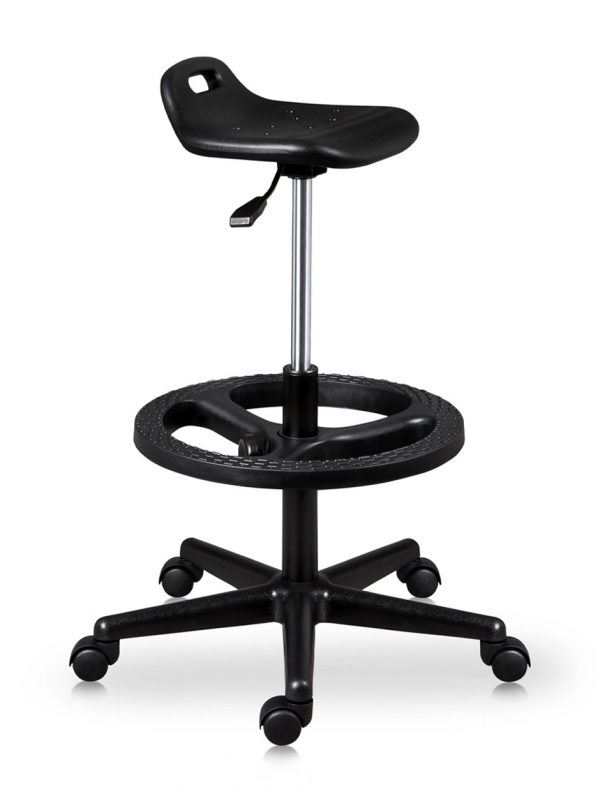 Banco Ergonómico Alto para Laboratorio