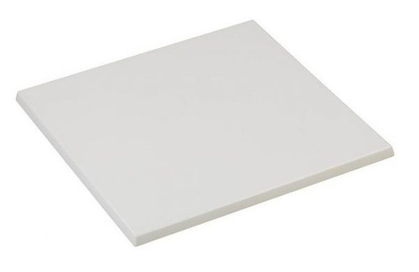 Cubierta Cuadrada Blanca para Mesa de Restaurante