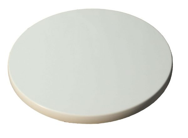 Cubierta Redonda Blanca para Mesa de Restaurante o Bar