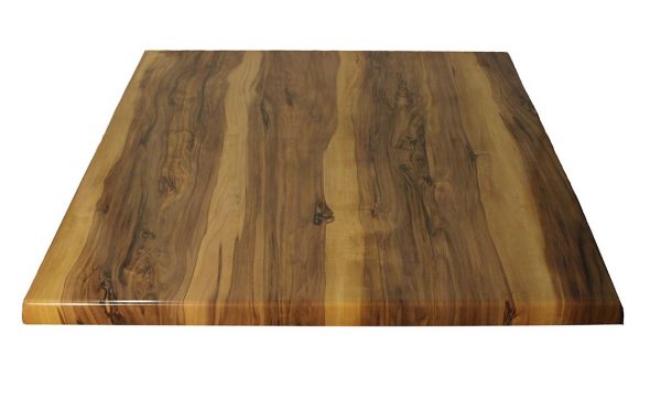 Cubierta Cuadrada Indian Rosewood para Mesa de Restaurante
