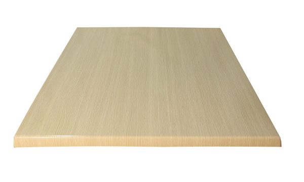 Cubierta Cuadrada Roble para Mesa de Restaurante