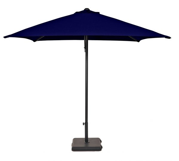 Parasol EOLO con Poste Antracita para Zona de Piscina, Terraza o Playa