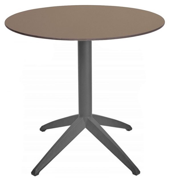 Mesa Quatro Fix Redonda para Cafetería, Restaurante o Terraza - Imagen 4