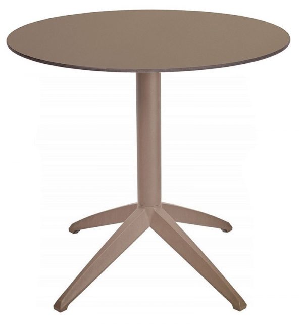 Mesa Quatro Fix Redonda para Cafetería, Restaurante o Terraza - Imagen 3