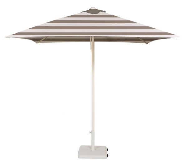 Parasol EOLO con Poste Blanco para Zona de Piscina, Terraza o Playa - Imagen 2