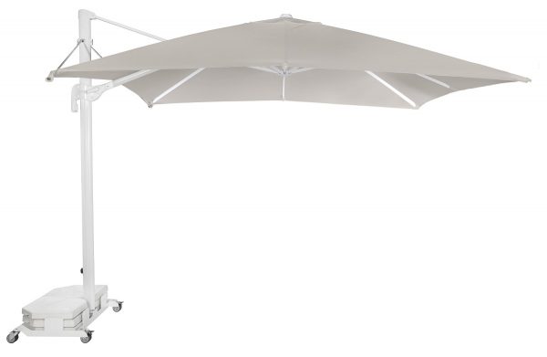 Parasol FLEXO con Poste Blanco para Zona de Piscina, Terraza o Playa - Imagen 3