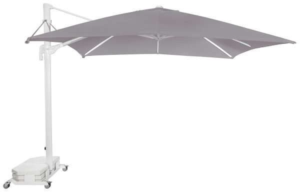 Parasol FLEXO con Poste Blanco para Zona de Piscina, Terraza o Playa - Imagen 12