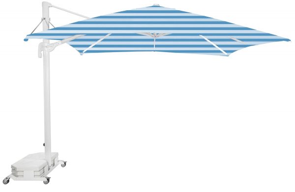 Parasol FLEXO con Poste Blanco para Zona de Piscina, Terraza o Playa - Imagen 2