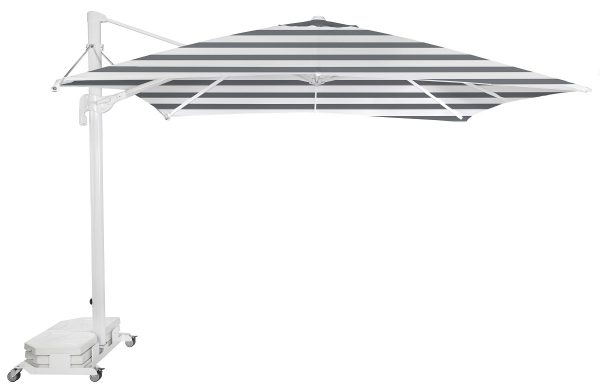Parasol FLEXO con Poste Blanco para Zona de Piscina, Terraza o Playa - Imagen 14