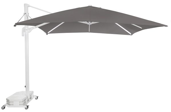 Parasol FLEXO con Poste Blanco para Zona de Piscina, Terraza o Playa - Imagen 9