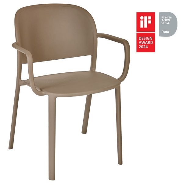 Silla Trena con Brazos para Cafetería, Restaurante o Terraza - Imagen 3