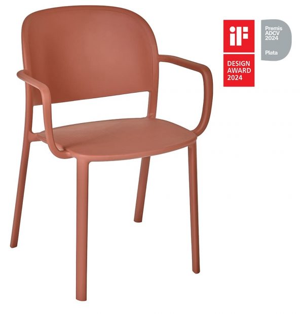 Silla Trena con Brazos para Cafetería, Restaurante o Terraza - Imagen 4