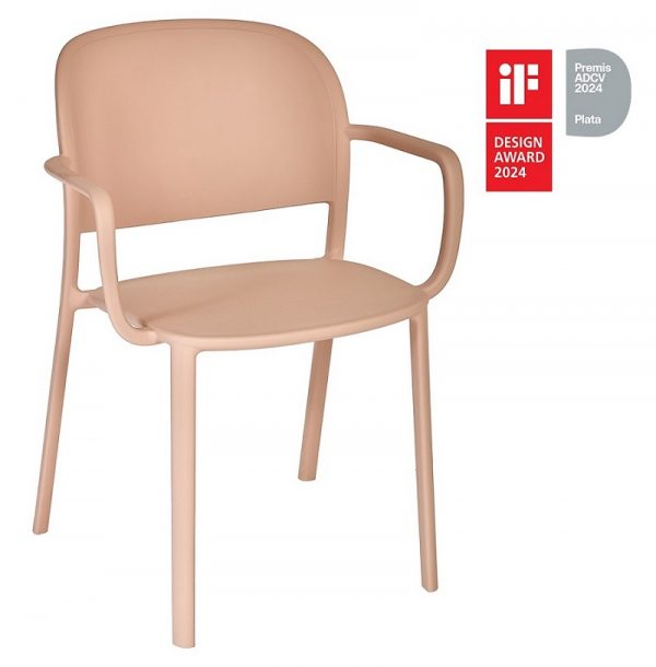 Silla Trena con Brazos para Cafetería, Restaurante o Terraza - Imagen 2